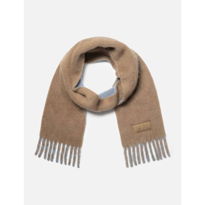 ���� Ami �� Bicolored Scarf Men Camel/Sky �� �������� ��� camel ������ ������