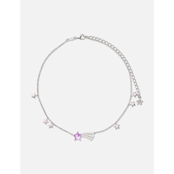 Yvmin 【 Paradise / Shooting Star Chain Necklace Women Pink 】 パラダイス Shooting シューティング ネックレス レディース pink ピンク