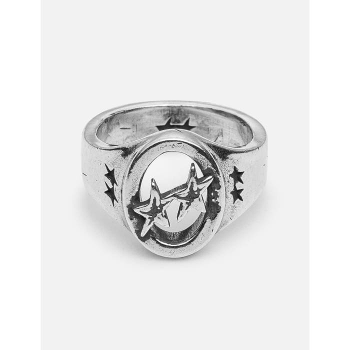 Other , Materials - Twojeys 【 Link Stars Ring Silver Unisex Silver 】 スターズ Silver 銀色・シルバー ユニセックス Silver 銀色・シルバー