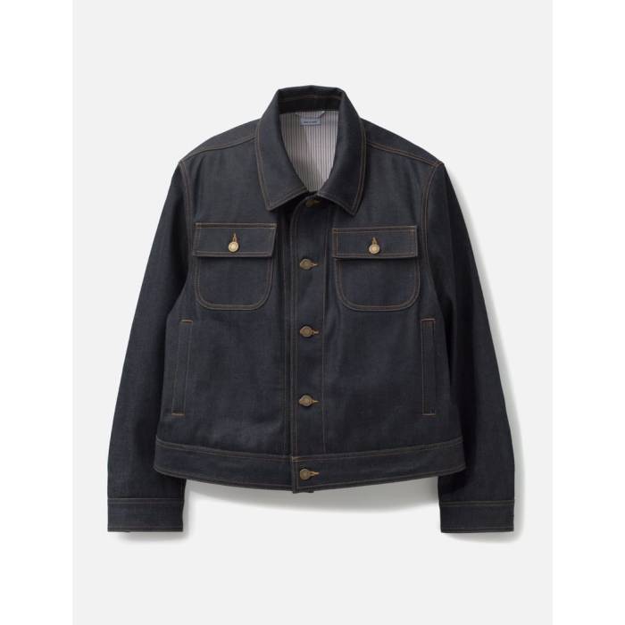 トム ブラウン Thom Browne  デニム Jacket ジャケット メンズ 紺色 ネイビー