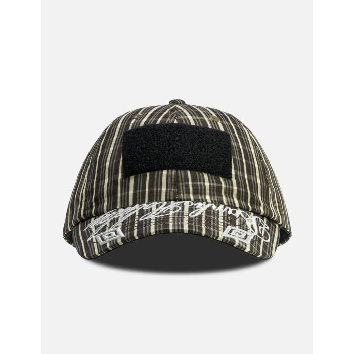 アンブロ Umbro 【 X Slam Jam Check Hazard Cap Men Beige Dark Brown 】 ジャム キャップ 帽子 メンズ ベージュ 茶色 ブラウン