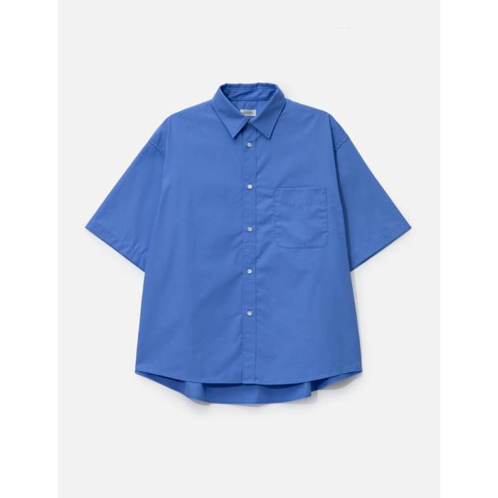 ブランド名Clesste性別Men(メンズ)商品名T/C Poplin Classic City Short Sleeve Shirtカラー・Sax Blue