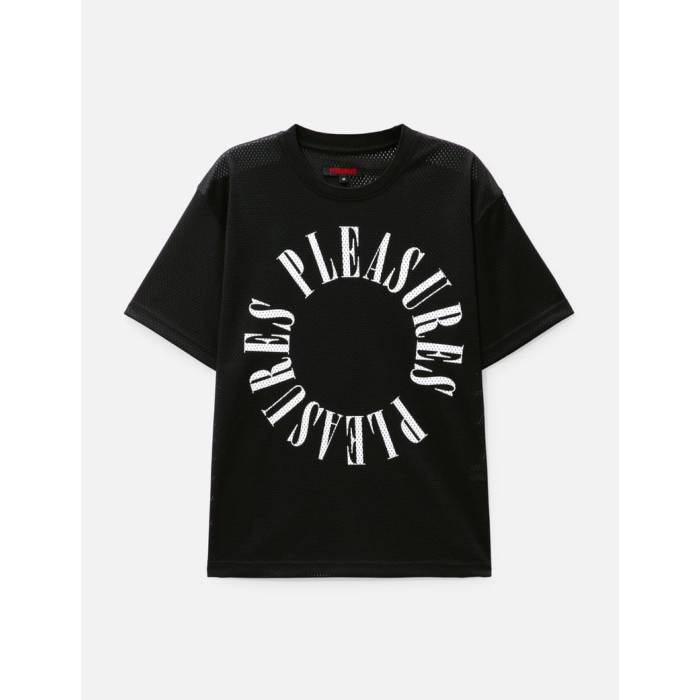プレジャーズ Pleasures 【 Motive Mesh Shirt Men Black 】 メンズファッション トップス Tシャツ カットソー メンズ 黒色 ブラック