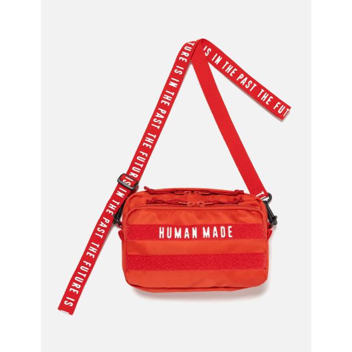 ヒューマンメイド Human Made 【 Military Pouch Small Unisex Red 】 バッグ 小物 ブランド雑貨 バッグ メンズバッグ ボディバッグ ウエストポーチ ユニセックス Red 赤・レッド