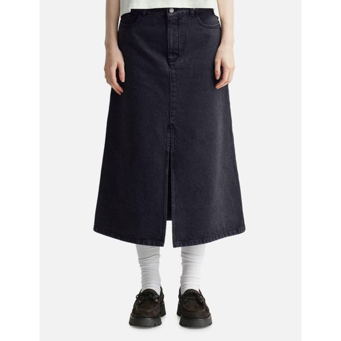 Rakuten - アー・ペー・セー A.p.c. 【 Georgia Skirt Women Stonewashed Black 】 ジョージア レディース 黒色 ブラック
