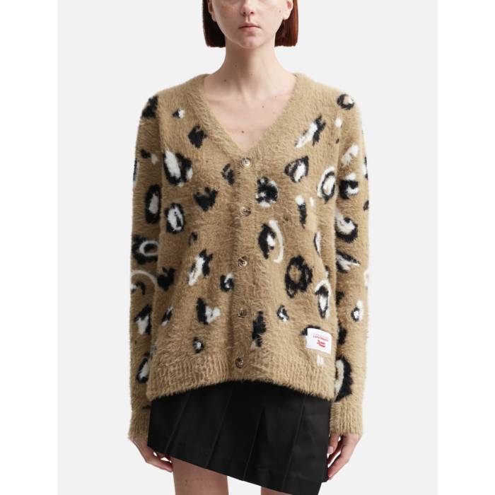 Charles Jeffrey Loverboy �� Fluffy Label Cardi Unisex Brown �� ��˥��å��� �㿧 �֥饦��