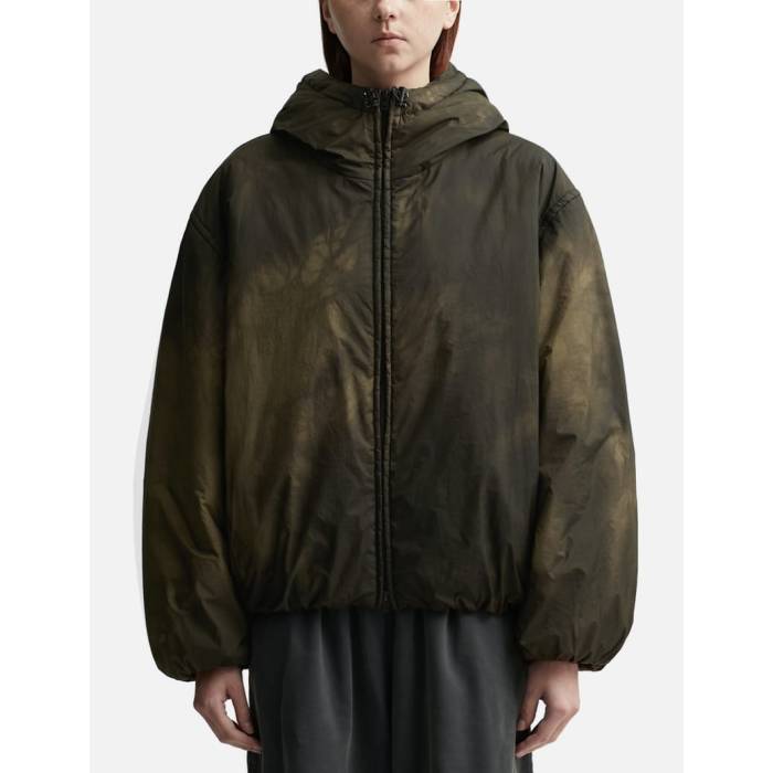 アクネストゥディオズ Acne Studios 【 Hooded Puffer Jacket Women Beige/Black 】 フード付 Jacket ジャケット レディースファッション コート ジャケット レディース ベージュ 黒色 ブラックのサムネイル