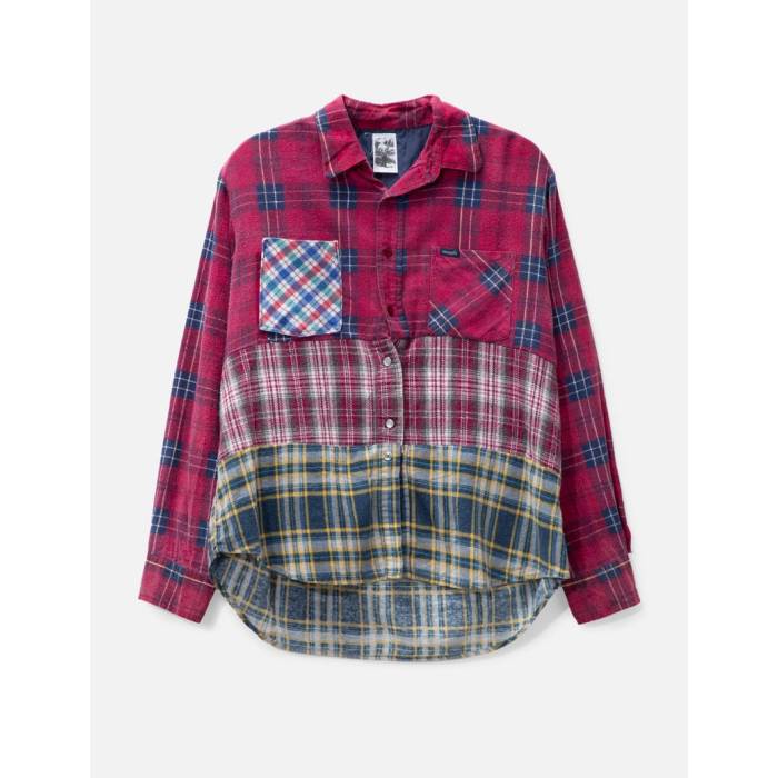 Basketcase 【 Chop Flannel Shirt Unisex Multi 】 レディースファッション トップス その他 ユニセックス