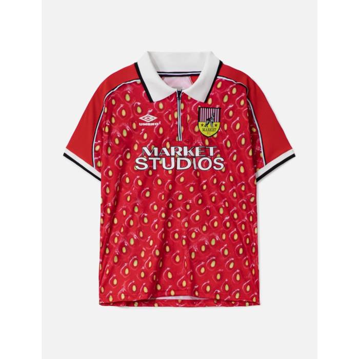 Market 【 X Umbro Strawberry Jersey Men Vermillion 】 アンブロ ジャージ メンズ