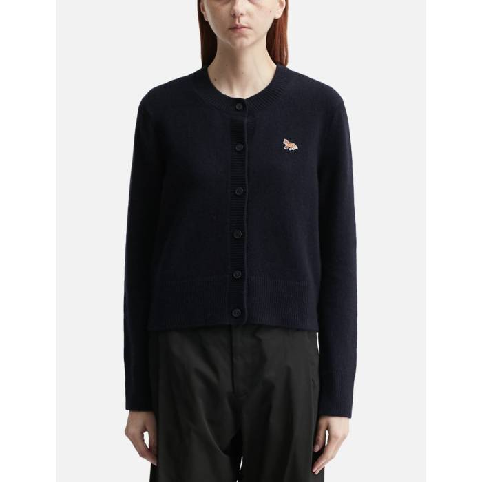 �� Baby Fox Lambswool Fitted Cardigan Women Classic Navy �� �ե��å��� �����ǥ����� ��ǥ����� ���饷...