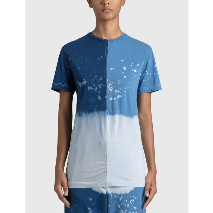 La Detresse 【 X Hbx Contrast T-Shirt Women Blue 】 Tシャツ レディース 青色 ブルー