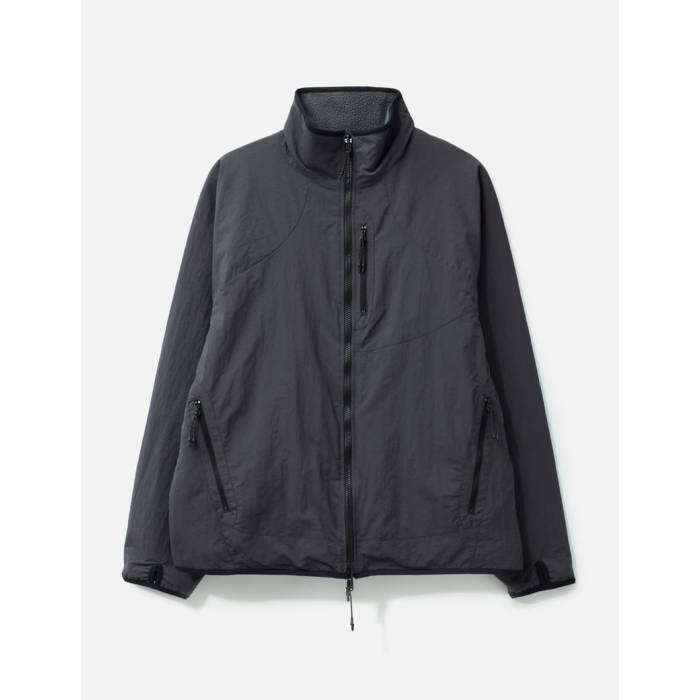 Clesste  フリース リバーシブル Jacket ジャケット メンズ 灰色 グレー