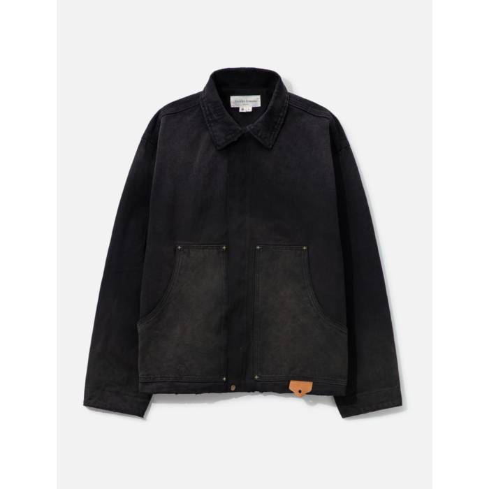 Untitled Artworks 【 Workwear Jacket Men Black 】 Jacket ジャケット メンズファッション コート ジャケット メンズ 黒色 ブラック