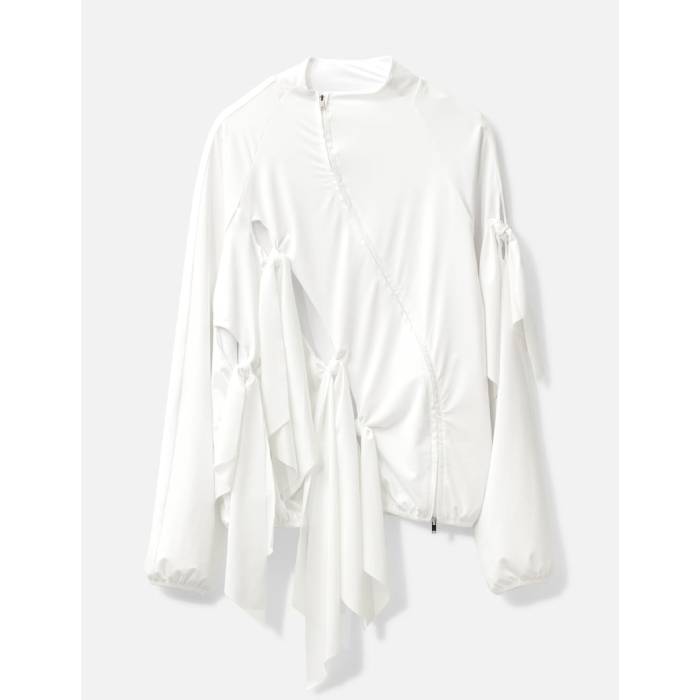 Nache �� Tie Jersey Jacket Unisex Ivory �� �ͥ����� ���㡼�� Jacket ���㥱�å� ��˥��å��� �����ܥ꡼