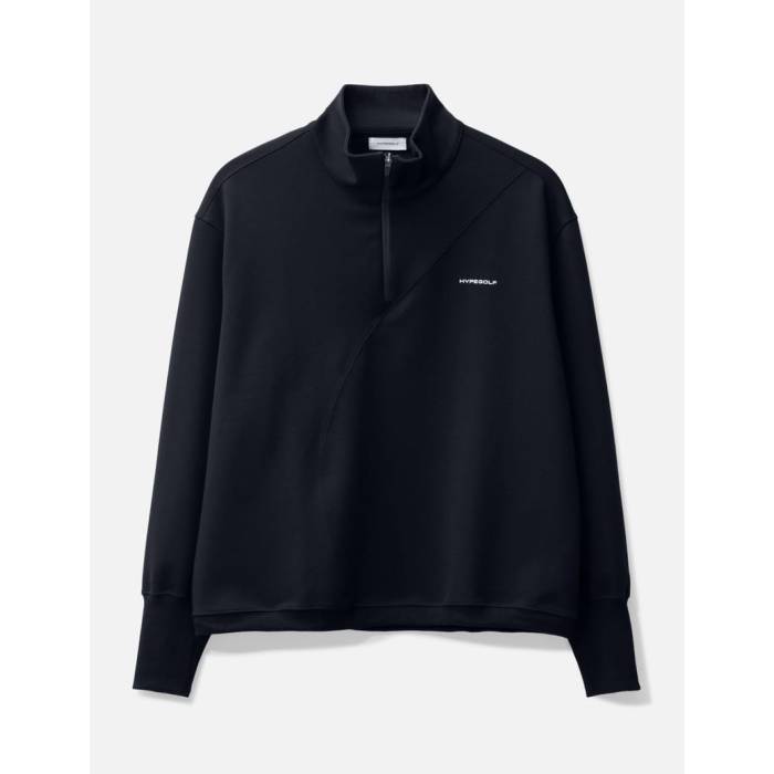 Hypegolf �� X Post Archive Faction (Paf) Half-Zip Sweatshirt Unisex Black �� �������å�...