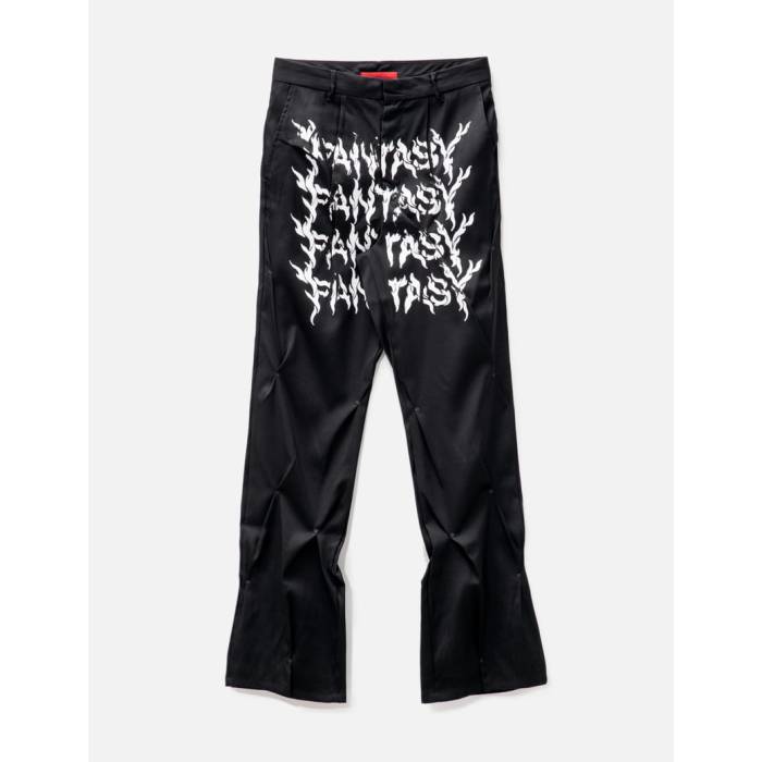 Kusikohc 【 Fantasy Multi Eyelet Pants Men Black 】 メンズ 黒色 ブラック