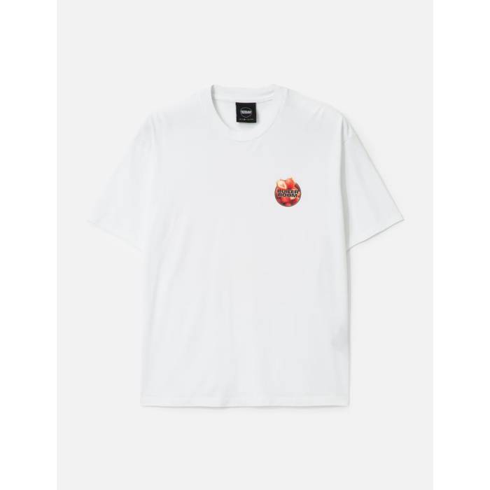 Boiler Room 【 Strawberry Logo T-Shirt Unisex White 】 ロゴ Tシャツ ユニセックス 白色 ホワイト