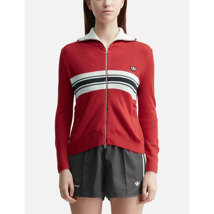 アディダス Adidas Originals 【 X Wales Bonner Knit Track Top Women Better Scarlet 】 ニット トラック レディース