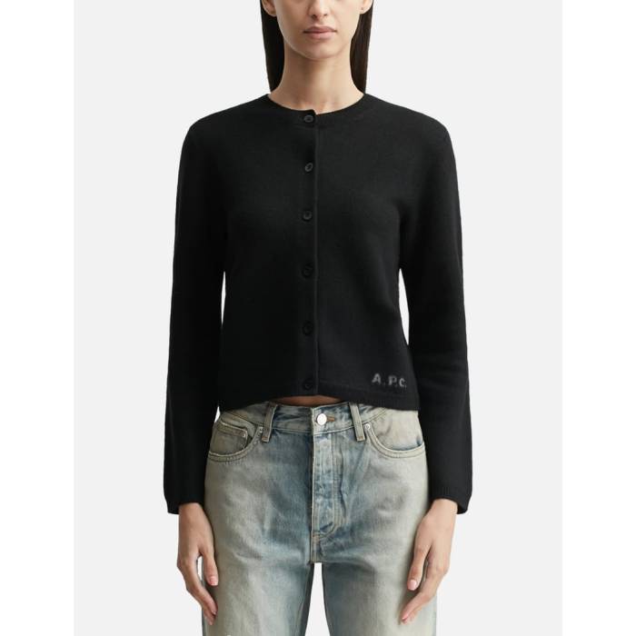 �������ڡ������� A.p.c. �� Mila Cardigan Women Noir �� �����ǥ����� ��ǥ�����