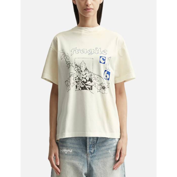 Fragile Club 【 Vintage White T-Shirt Unisex White 】 vintage ビンテージ・ヴィンテージ 白色 ホワイト Tシャツ ユニセックス 白色 ホワイト