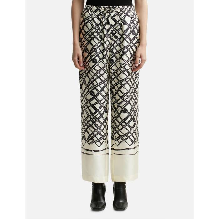 Rohe 【 Unisex Silk Labyrinth Pants Women Labyrinth 】 レディース