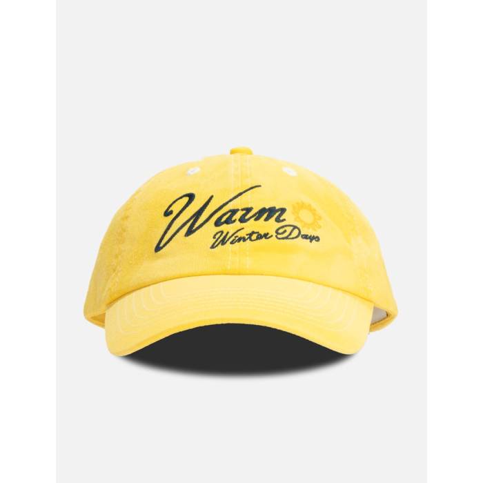 Warm Winter Days 【 Logo Cap Unisex Sunflower 】 ロゴ キャップ 帽子 ユニセックス