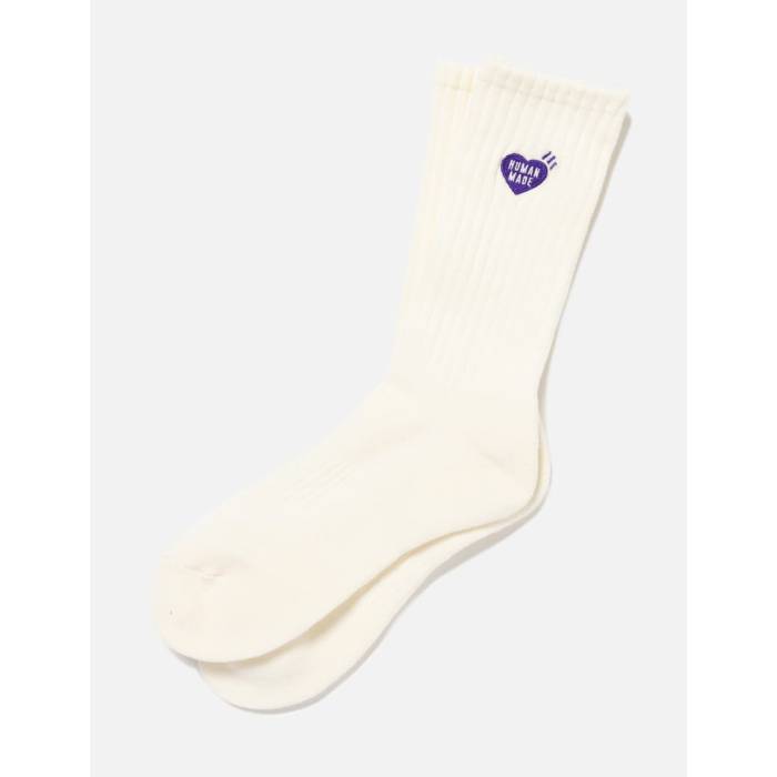 ヒューマンメイド Human Made 【 Pile Socks Unisex White 】 ソックス・靴下 ユニセックス 白色 ホワイト