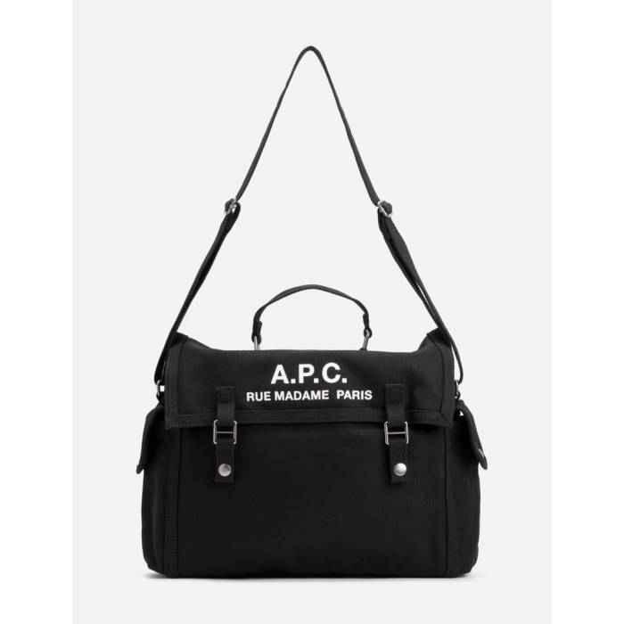 アー・ペー・セー A.p.c. 【 Recuperation Satchel Unisex Black 】 ユニセックス 黒色 ブラック