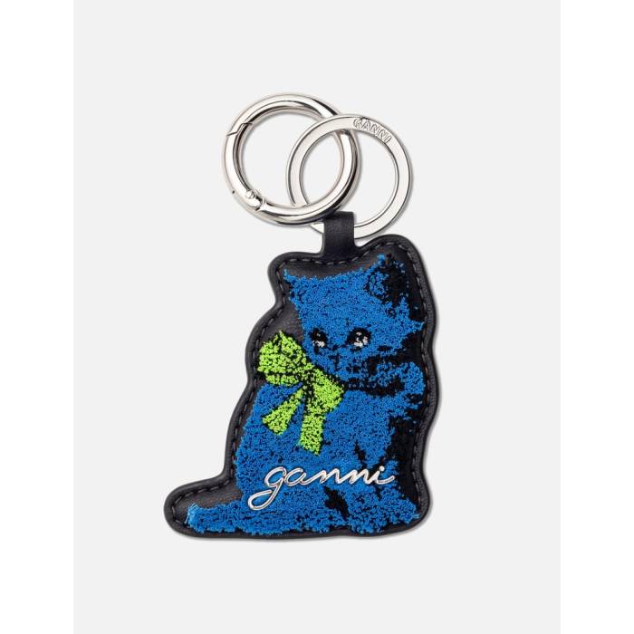 가니 Ganni [ Kitty Keyring Women Dress Blues ] 여성 드레스 블루스