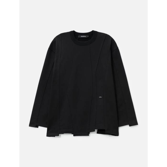 Songzio 【 Polyptych Long Sleeves Men Black 】 メンズ 黒色 ブラック