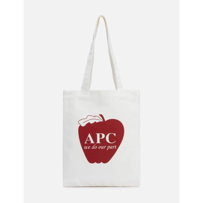 Other - アー・ペー・セー A.p.c. 【 Pomme Lou Tote Bag Unisex Blanc 】 バッグ ユニセックス ブランク