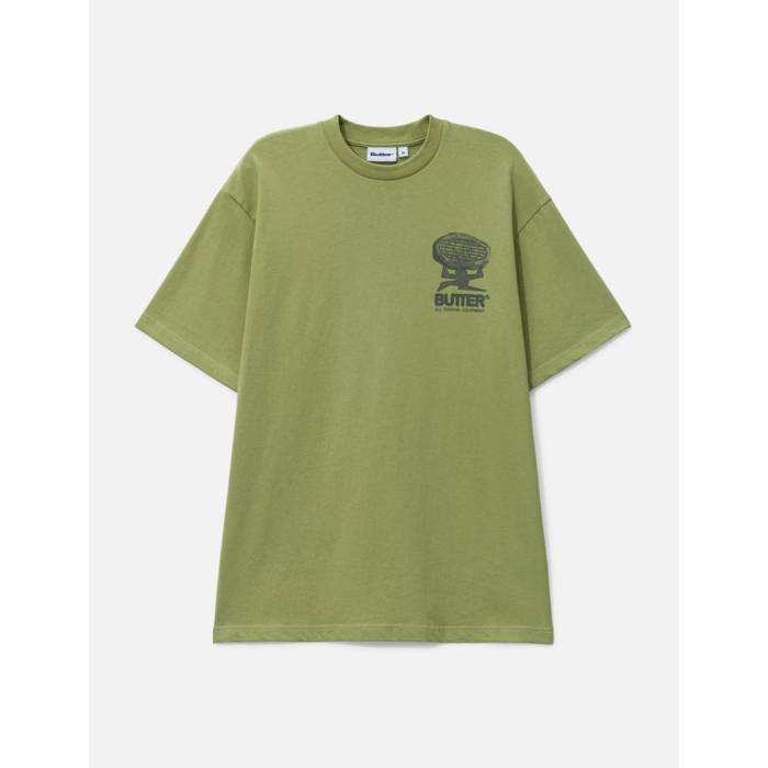 Butter Goods 【 Terrain T-Shirt Men Wasabi 】 Tシャツ メンズファッション トップス Tシャツ カット..