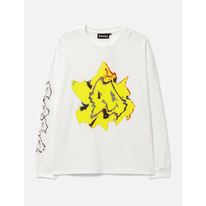 Lorenz 【 Vertigo Long Sleeve T-Shirt Men Off White 】 Sleeve スリーブ Tシャツ メンズファッション トップス Tシャツ カットソー メンズ 白色 ホワイト(4.0)