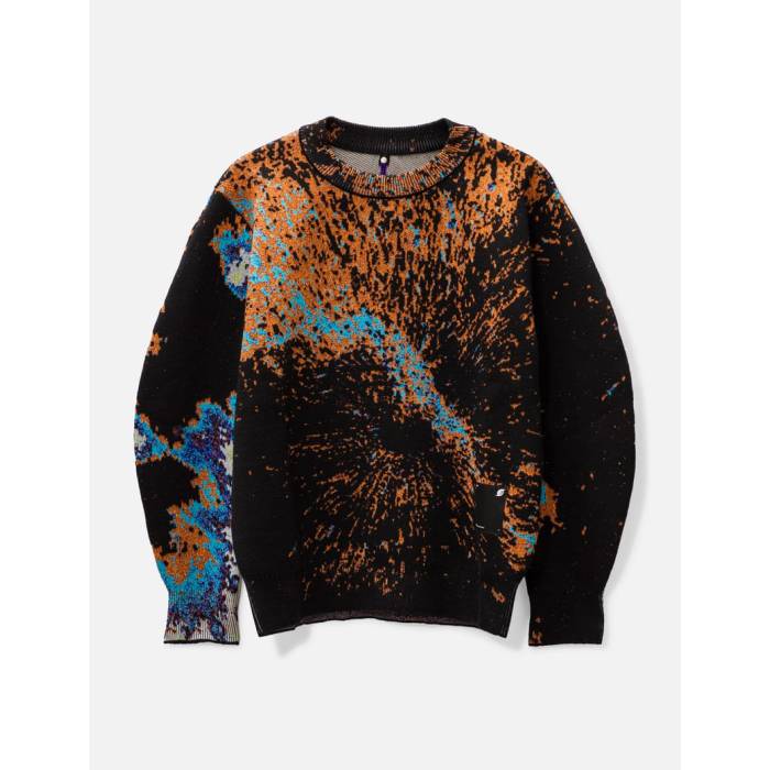 �����������ॷ�� Oamc �� Radar Crewneck Men Black �� �쥤���� ��󥺥ե��å���� �ȥåץ� �˥å� �������� ��� ���� ��...