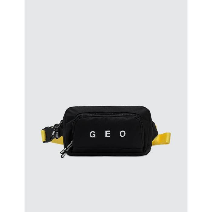 Geo 【 Belt Bag Men Black 】 ベルト バッグ バッグ 小物 ブランド雑貨 バッグ メンズバッグ ボディバッグ ウエストポーチ メンズ 黒色 ブラック