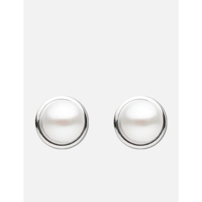 Coldframe 【 Cold White 6Mm Pearl Earrings Unisex Silver 】 白色 ホワイト パール イヤリング ジュエリー アクセサリー レディースジュエリー アクセサリー イヤリング ユニセックス Silver 銀色・シルバ