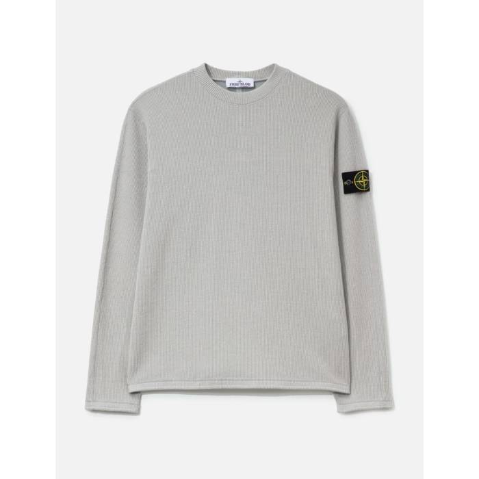 ストーンアイランド Stone Island 【 Ribbed Wool Nylon Men V0061 - Pearl Grey 】 ナイロン メンズ パール 灰色 グレー