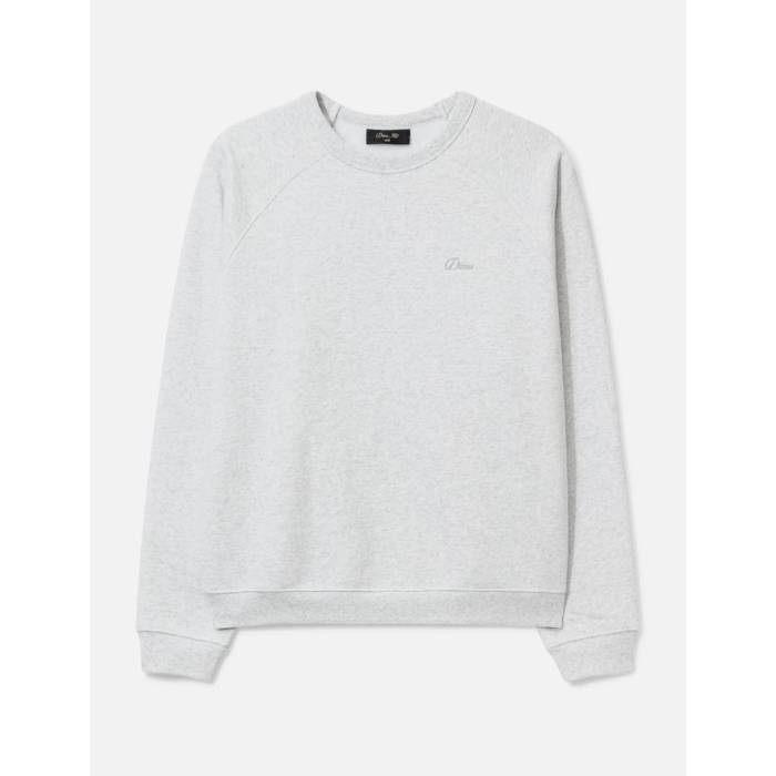 樂天商城 - Dime 【 Cursive Small Logo Crewneck Men Ash 】 ロゴ メンズ