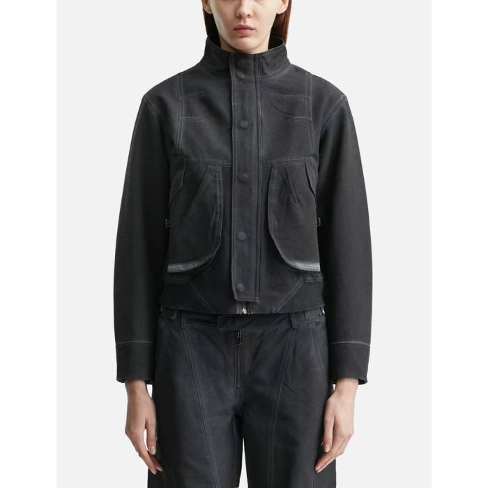 Mystephenm  Jacket ジャケット レディース 黒色 ブラック