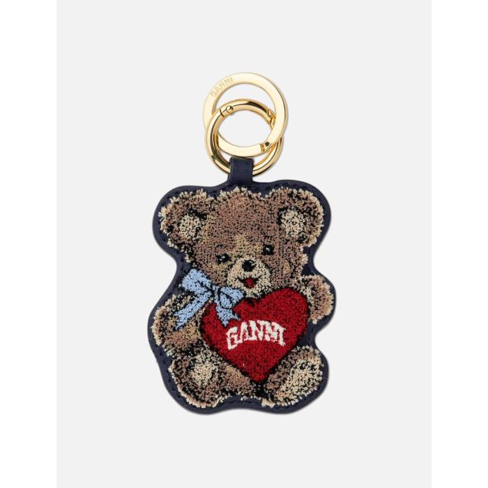 가니 Ganni [ Joy Bear Keyring Women Black Iris ] 여성 블랙 블랙