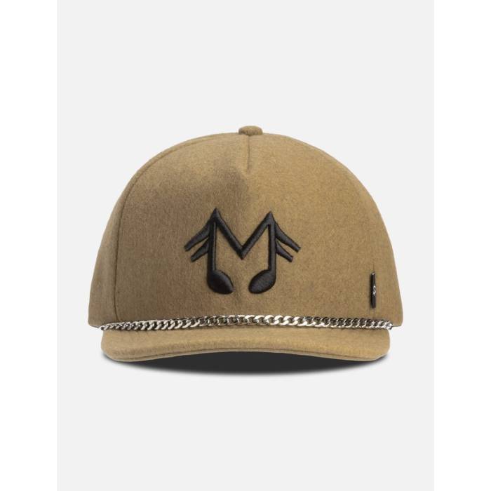 Midnight Studios 【 Treble Logo Baseball Cap Men Sand 】 ロゴ ベースボール キャップ 帽子 メンズ 砂色・サンド