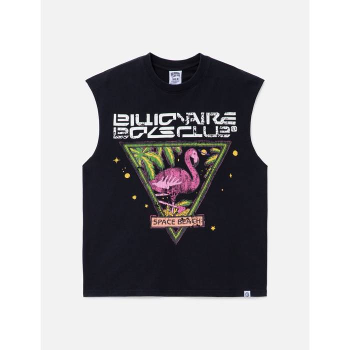 ビリオネアボーイズクラブ Billionaire Boys Club 【 Space Sleeveless T-Shirt Men Black 】 Sleeveless ノンスリーブ Tシャツ メンズ 黒色 ブラック