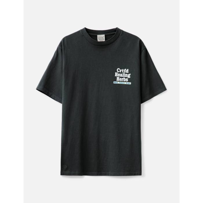 樂天商城 - Crtfd 【 Ayurvedic T-Shirt Men Vintage Black 】 Tシャツ メンズ vintage ビンテージ・ヴィンテージ 黒色 ブラック