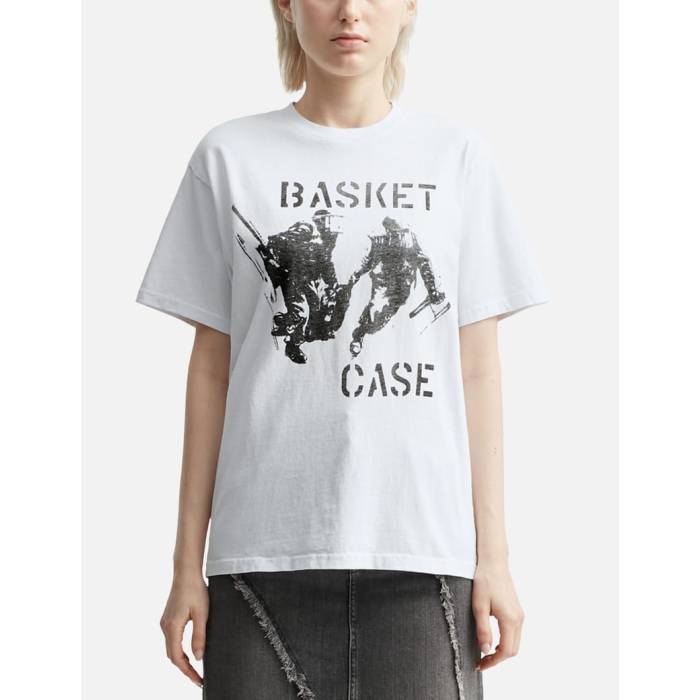 Basketcase 【 Cause For Alarm T-Shirt Unisex White 】 Tシャツ レディースファッション トップス T..