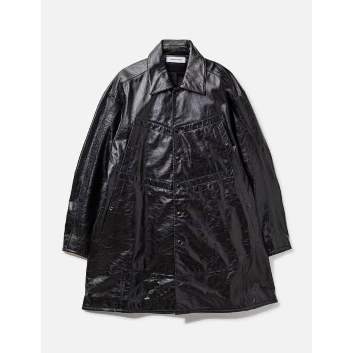 Kiko Kostadinov 【 Preston Leather Jacket Men Black 】 レザー Jacket ジャケット メンズ 黒色 ブラック