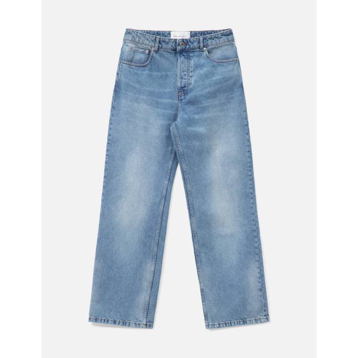 ���� Ami �� Large Fit Jeans Men 480 Used Blue �� ������ ��� �Ŀ� �֥롼