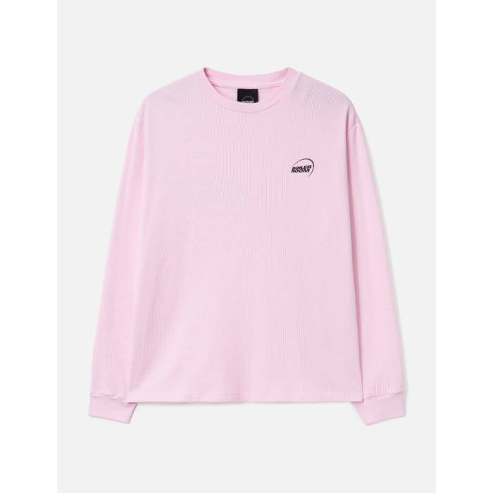 Boiler Room 【 Waffle Long Sleeve Unisex Light Pink 】 ワッフル Sleeve スリーブ ユニセックス pink ピンク