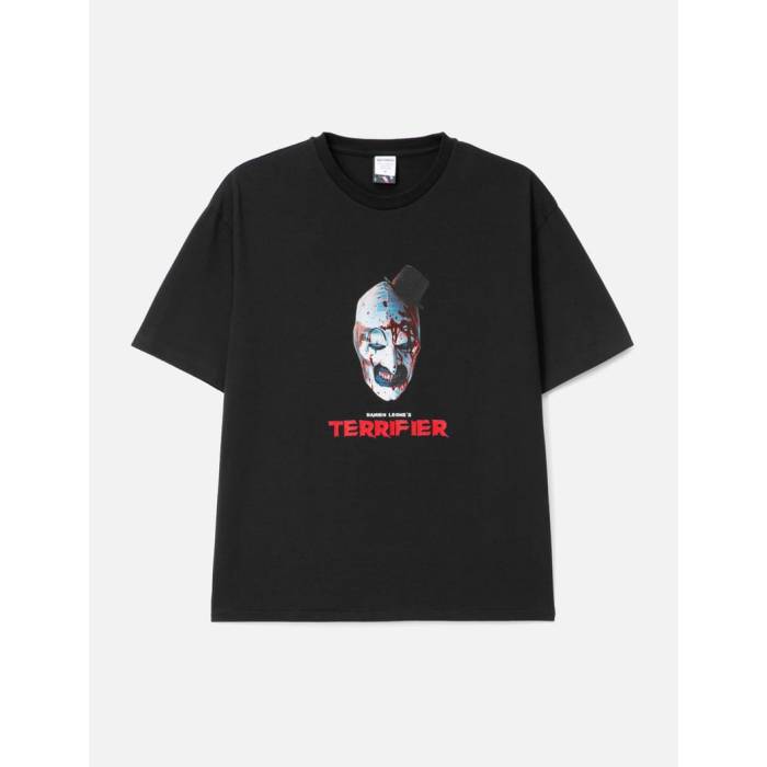 ワコマリア Wacko Maria 【 Terrifier / Washed Heavy Weight Crew Neck T-Shirt ( Type-2 ) Men Black 】 クルー Tシャツ メンズ 黒色 ブラック