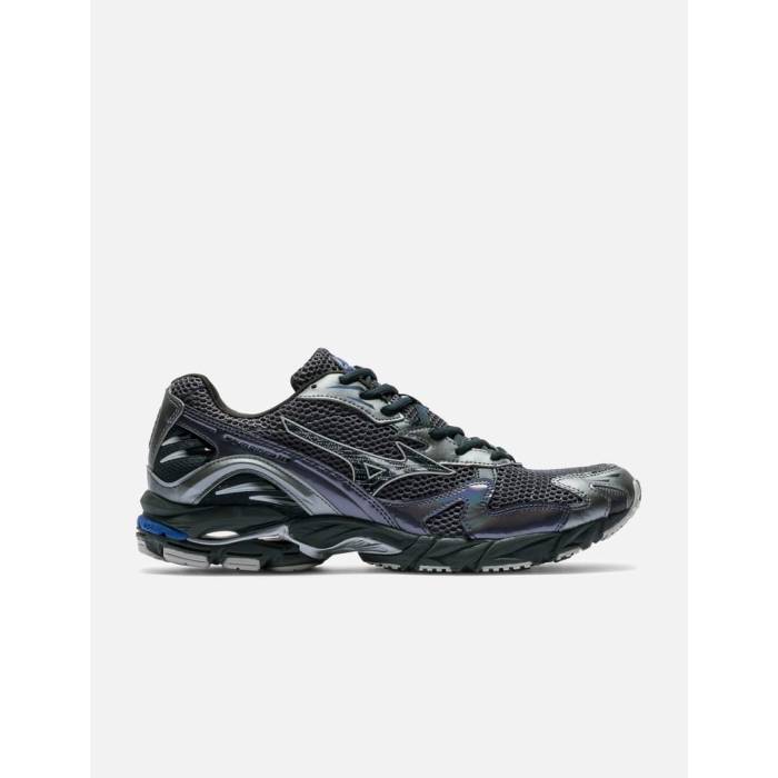 Rakuten - Mizuno Sportstyle 【 Wave Rider 10 Men Odyssey Gray / Black / Metallic Gray 】 Wave ウェーブ・ウェイブ メンズ gray 灰色・グレー・グレイ 黒色 ブラック