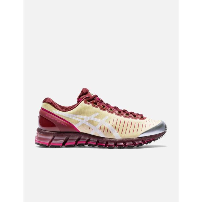 アシックス Asics 【 X Above The Clouds Gel-Quantum 360 I Men Soft Yellow / Brisket Red 】 メンズ yellow 黄色・イエロー Red 赤・レッド